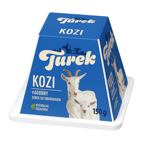 Купити Козячий м’який вершковий сир Turek Kozi для намазування – польський преміум делікатес | 150 г – Сирна Карта — преміальні Сири · Польща від Cheese Map™ Україна