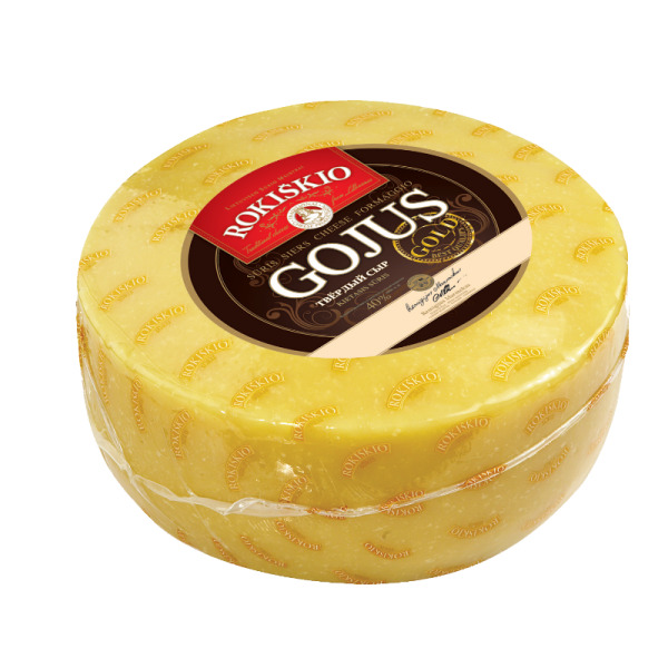 Купить Сыр твердый Гоюс Gojus Gold Rokiskio 48% — премиальные Балтийские · Сыры от Cheese Map™ Украина