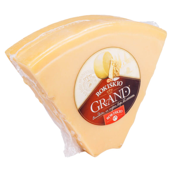 Купити Сир твердий Гранд Grand Rokiskio 37% — преміальні Балтійські · Сири від Cheese Map™ Україна