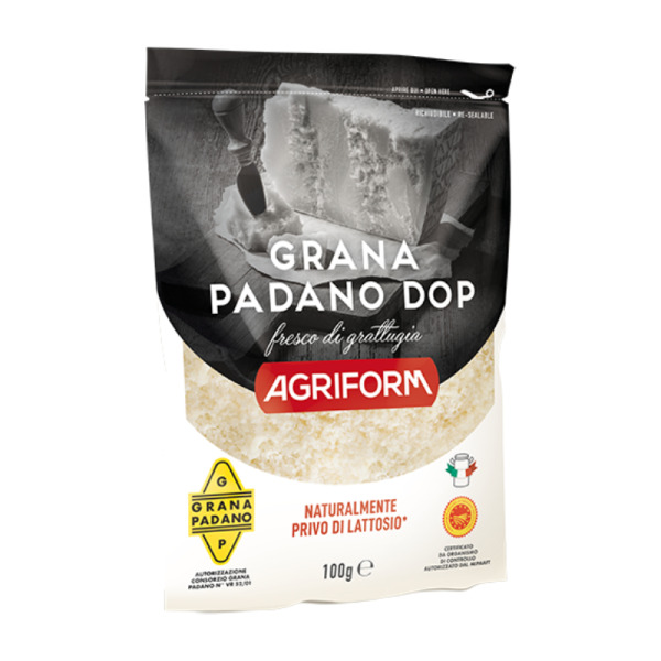 Купити Сир твердий тертий Грано Падано Grana Padano DOP Agriform фасування 0.1 kg — преміальні Італійські · Сири від Cheese Map™ Україна