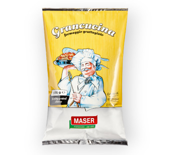 Сир твердий тертий mix "Grancucina Maser" фасування 1 kg - фото | Сирна Карта
