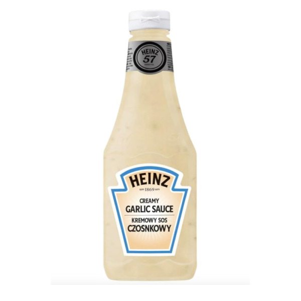 Купити Вершковий часниковий соус Heinz Sos Czosnkowy 875 мл - преміальний смак для ресторанів та гурманів! Ідеальний для мяса, закусок та HoReCa — преміальні Гірчиці · Майонези від Cheese Map™ Україна