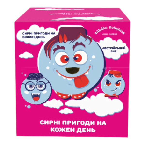 Купити Сир вершковий порційний Mini Cheese Alpine Delight  фасування 20 mg — преміальні Сири · Преміум від Cheese Map™ Україна
