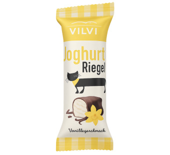 Vilvi Joghurt Riegel Vanilla - глазурований йогуртовий сир з ванільним смаком в шоколаді  Преміальні ласощі з автентичним європейським шармом! – фото товару | Сирна Карта