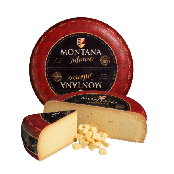 Купити Сир витриманий Montana Intenso 50% – насичений голландський сир екстра-витримки ✨ — преміальні Голландські · Сири від Cheese Map™ Україна
