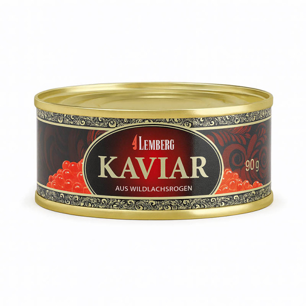 Купить Lemberg Grand Premium — Икра горбуши красная | Германия | 0.09 кг — премиальные Морепродукты · Анчоусы от Cheese Map™ Украина