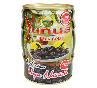 Yunus Black Gold — чорні вʼялені оливки з кісточкою | Туреччина | 1 кг – фото товару | Сирна Карта