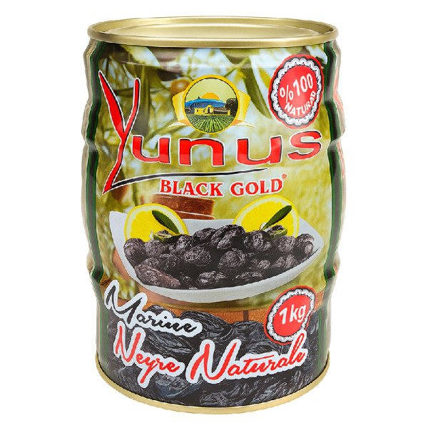 Купити Чорні вялені оливки з кісточкою Yunus Black Gold 1 кг – насичений смак Середземноморя в преміальній упаковці!  Автентичний продукт для гурманів та професійної кухні. — преміальні Оливки · Маслини від Cheese Map™ Україна