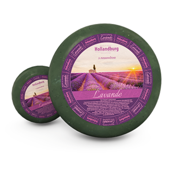 Купити Сир з лавандою Lavande Hollandburg 50% — преміальні Hollandburg · Преміум від Cheese Map™ Україна