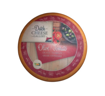 Сир з оливками та томатами "Olive & Tomato Dutch Cheese Gallery" 50% - фото | Сирна Карта