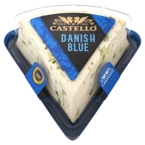 Купити Сир  з пліснявою ДанаБлю Danish Blue Castello 60% Данія фасування 0.1 kg — преміальні Скандинавські · Сири від Cheese Map™ Україна