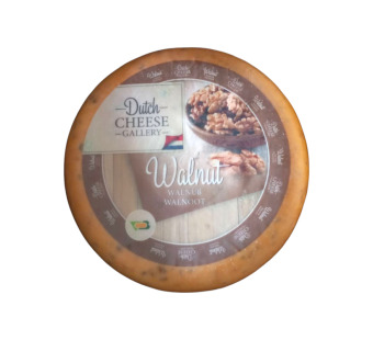 Сир з волоським горіхом "Walnut Dutch Cheese Gallery" 50% - фото | Сирна Карта