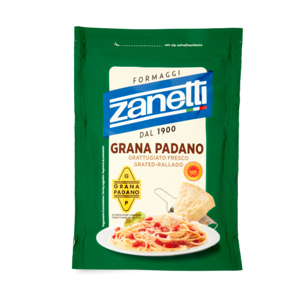 Купити Сир твердий тертий Грана Падано Grana Padano Zanetti 32% фасування 0.1 kg — преміальні Італійські · Сири від Cheese Map™ Україна