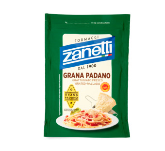 Zanetti Grana Padano 32% — сыр твердый тертый | Италия | 100 г – фото товару | Сирна Карта
