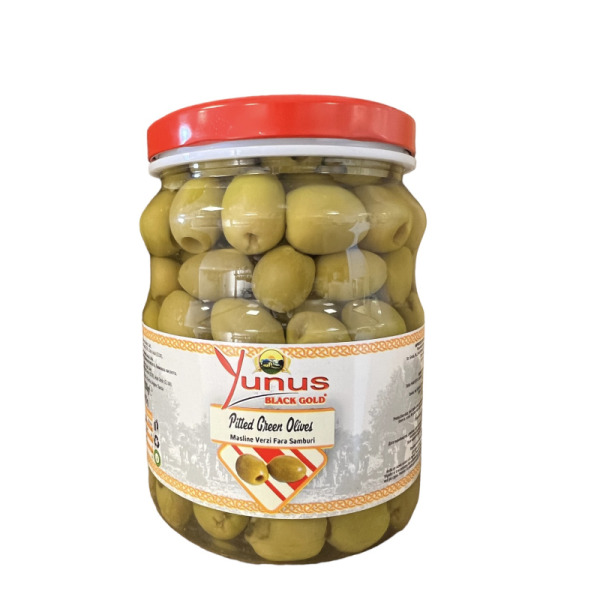 Купить Зеленые оливки без косточек  Yunus фасовка пластик 1.2/ 0.6 kg — премиальные Оливки · Маслины от Cheese Map™ Украина