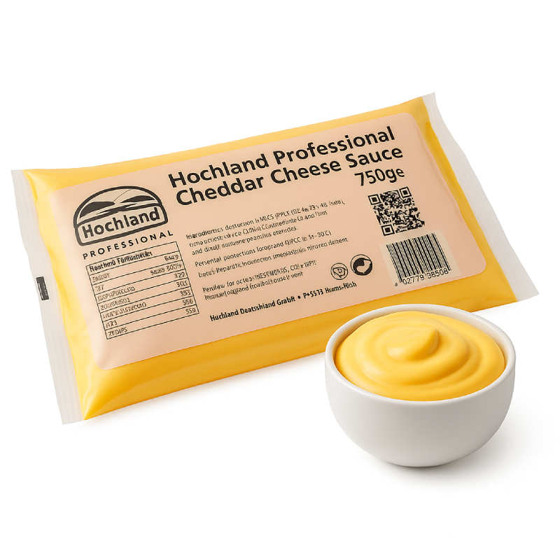 Hochland Cheese Sauce сирний соус Чеддер 750 г Польща - фото | Сирна Карта