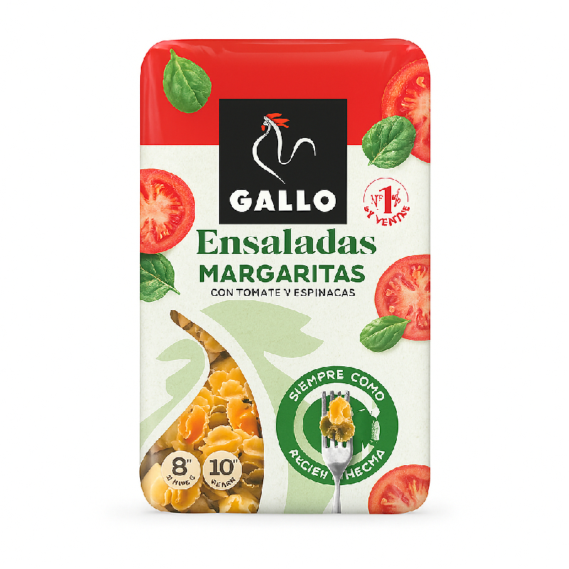 Gallo Margaritas паста з томатом та шпинатом 450 г - фото | Сирна Карта