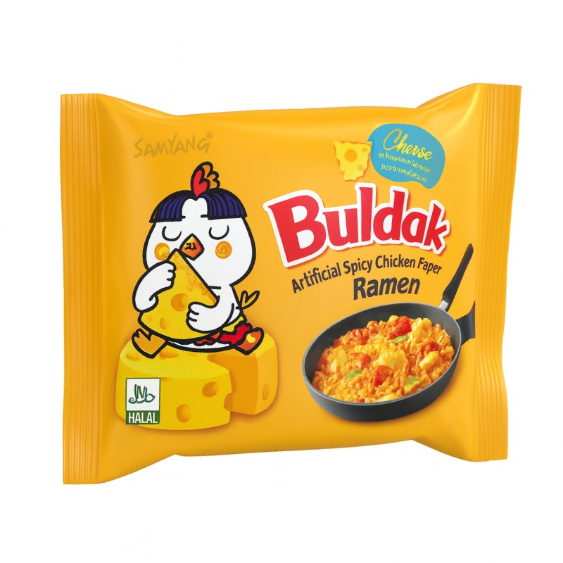 Samyang Buldak Cheese сирний рамен 140 г - фото | Сирна Карта