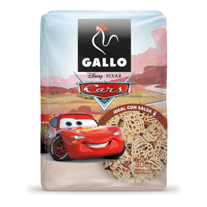 Gallo Disney Cars паста фігурна 300 г - фото | Сирна Карта