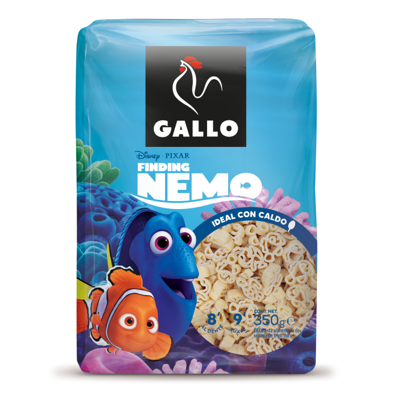 Gallo Disney Nemo — дитяча паста | Іспанія | 0.35 кг - фото | Сирна Карта