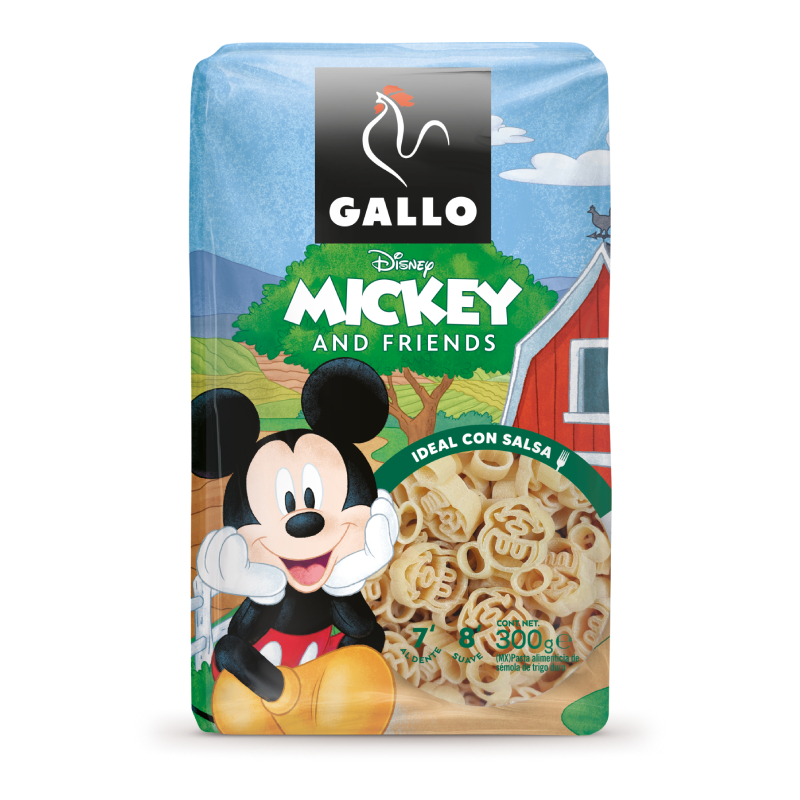 Gallo Mickey & Friends паста фігурна 300 г - фото | Сирна Карта