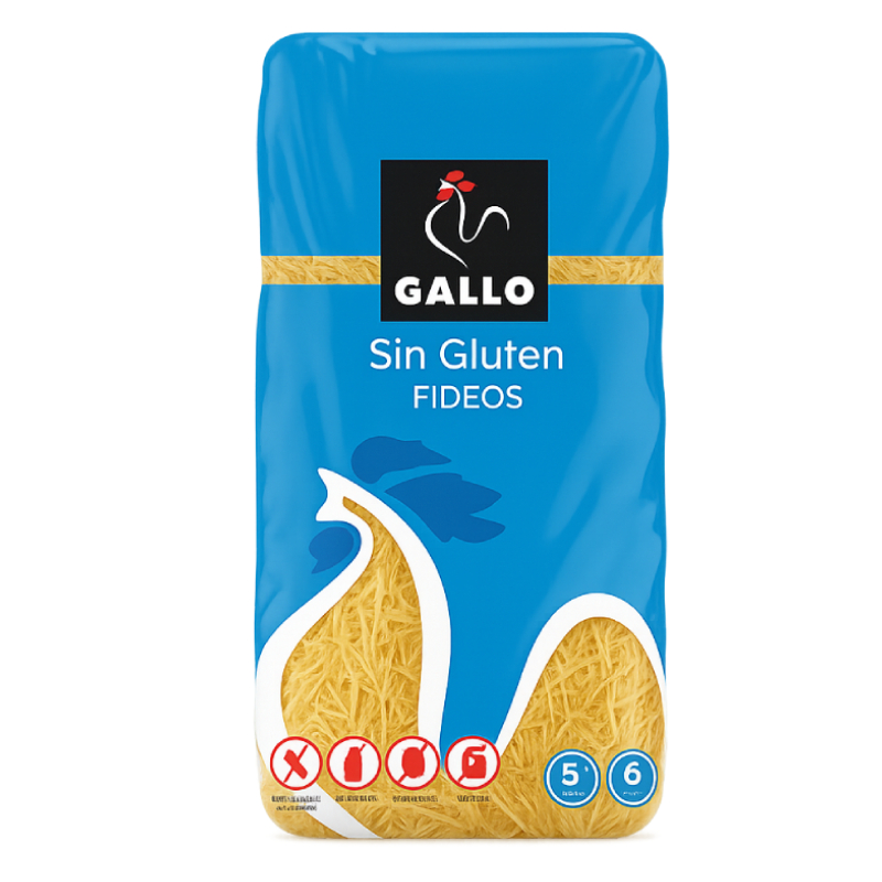 Gallo Fideos безглютенова вермішель 450 г - фото | Сирна Карта