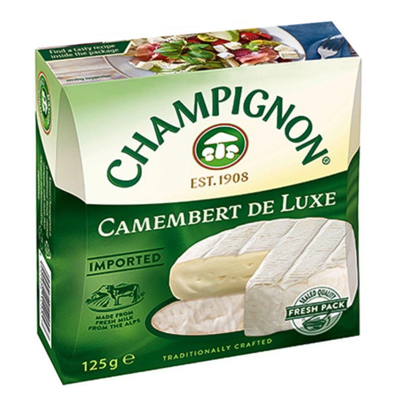 Сир Камамбер де Люкс "Champignon" 50% – вишуканий французький смак із німецькою якістю! ✨ - фото | Сирна Карта