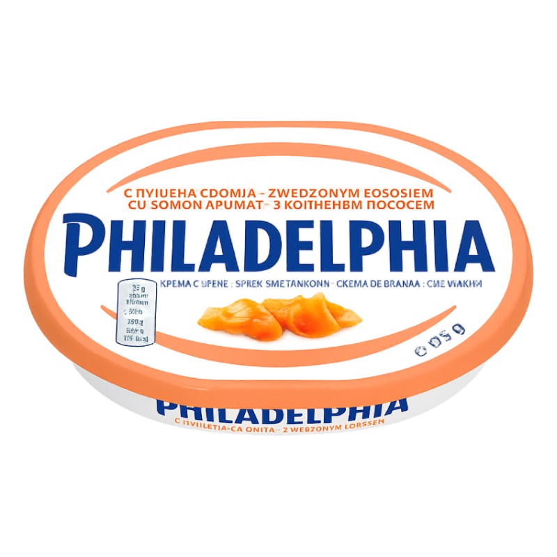 Philadelphia крем-сир з копченим лососем 69% 175 г США - фото | Сирна Карта