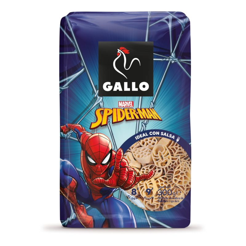 Gallo Spider-Man паста фігурна 300 г - фото | Сирна Карта