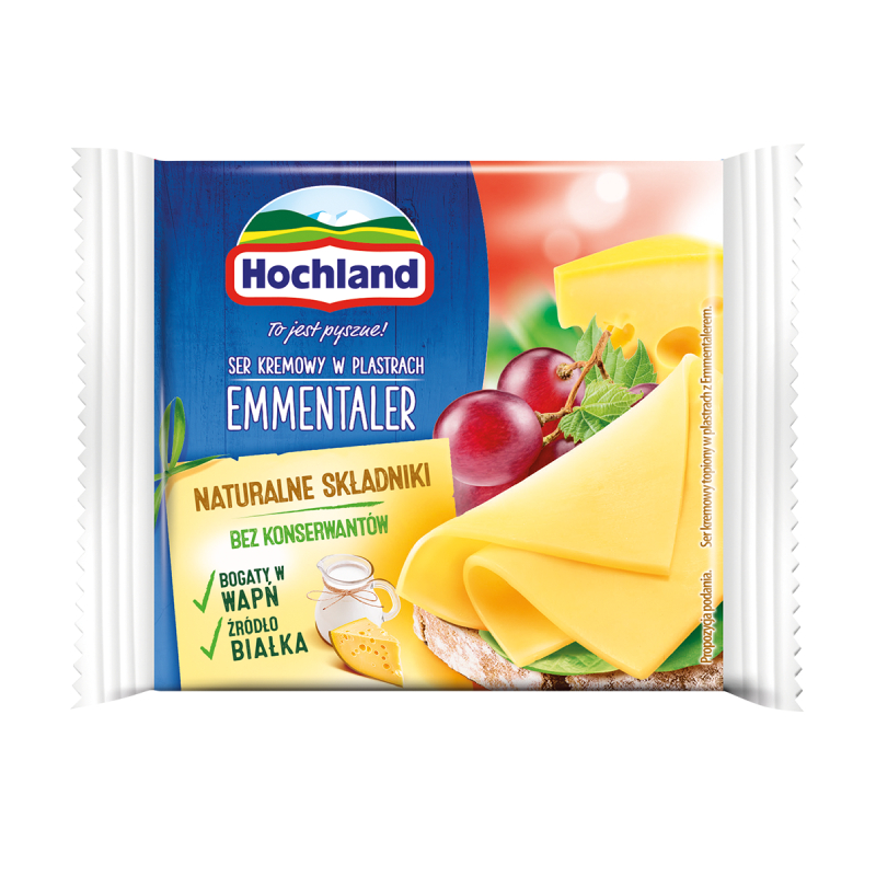 Hochland Emmental сир тостовий 130 г Польща - фото | Сирна Карта