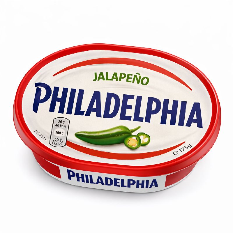 Philadelphia Jalapeño сир вершковий 21% 175 г Німеччина – фото товару | Сирна Карта