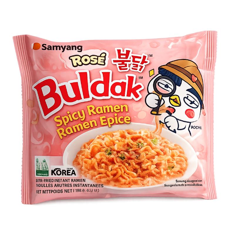 Samyang Buldak Rose локшина гостра 140 г Корея - фото | Сирна Карта