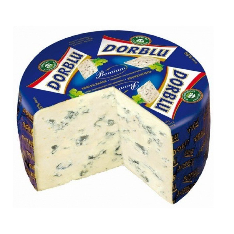 Käserei Champignon DorBlu Royal Blue сир з блакитною пліснявою 55% Німеччина – фото товару | Сирна Карта