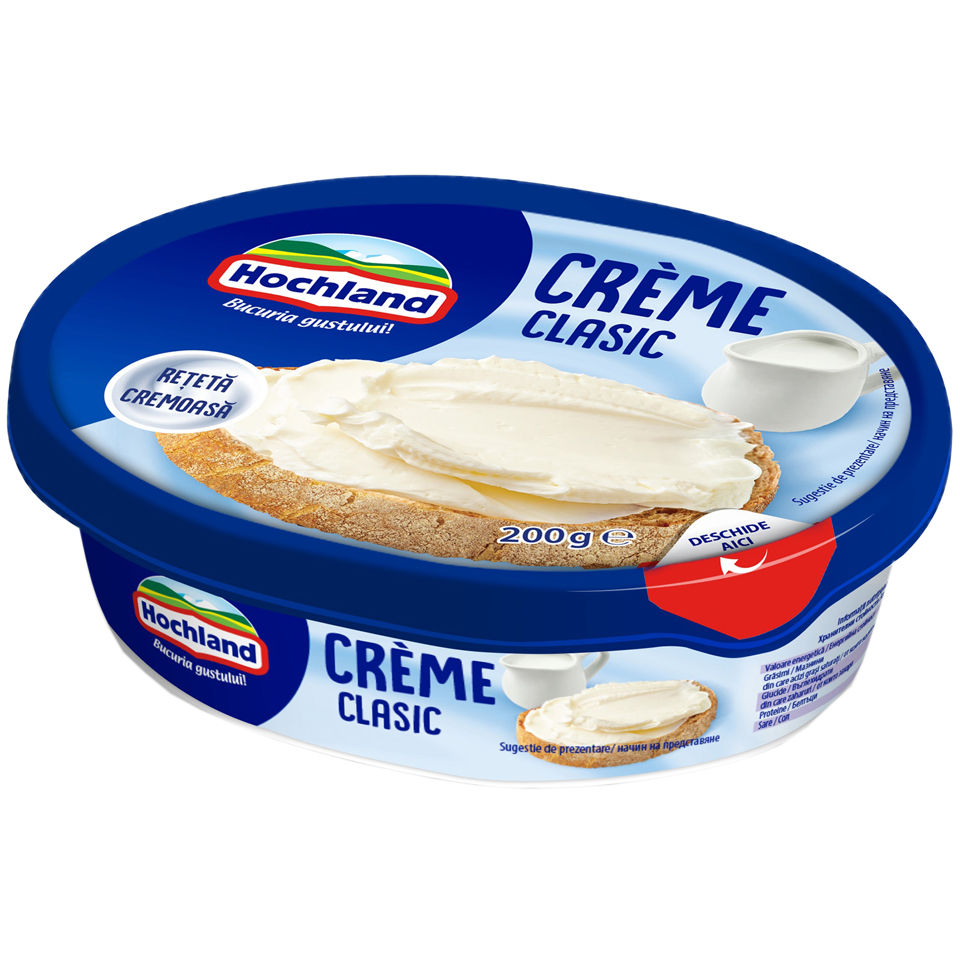 Hochland Creme Classic сир вершковий 200 г Польща - фото | Сирна Карта