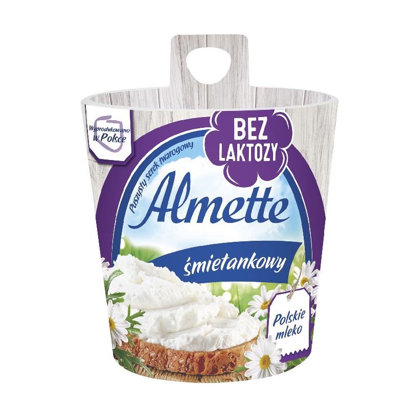 Hochland Almette сир вершковий безлактозний 150 г Польща - фото | Сирна Карта