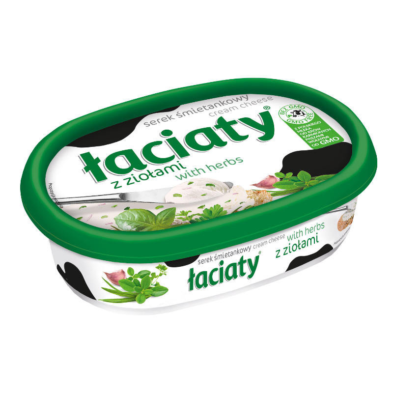 Крем-сир з зеленню "Laciaty" фасування 0.135 kg - фото | Сирна Карта
