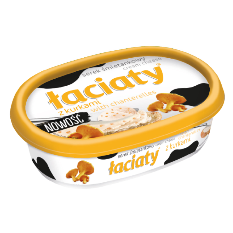 Крем-сир з лисичками "Laciaty" фасування 0.135 kg - фото | Сирна Карта