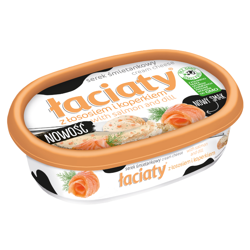 Крем-сир з лососем "Laciaty" фасування 0.135 kg - фото | Сирна Карта