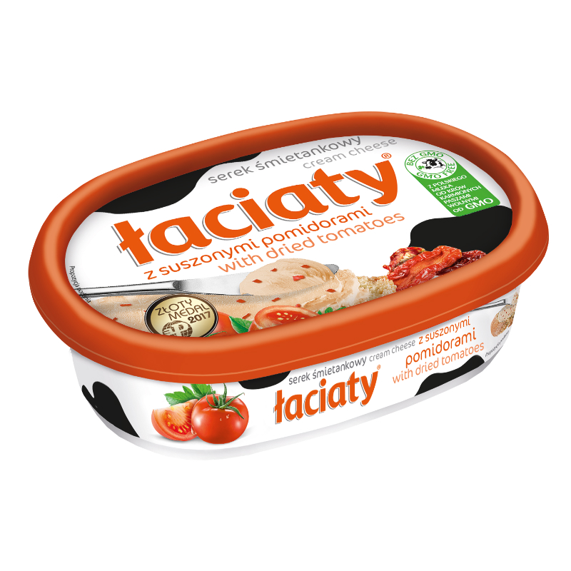 Крем-сир з сушеними помідорами "Laciaty" фасування 0.135 kg - фото | Сирна Карта