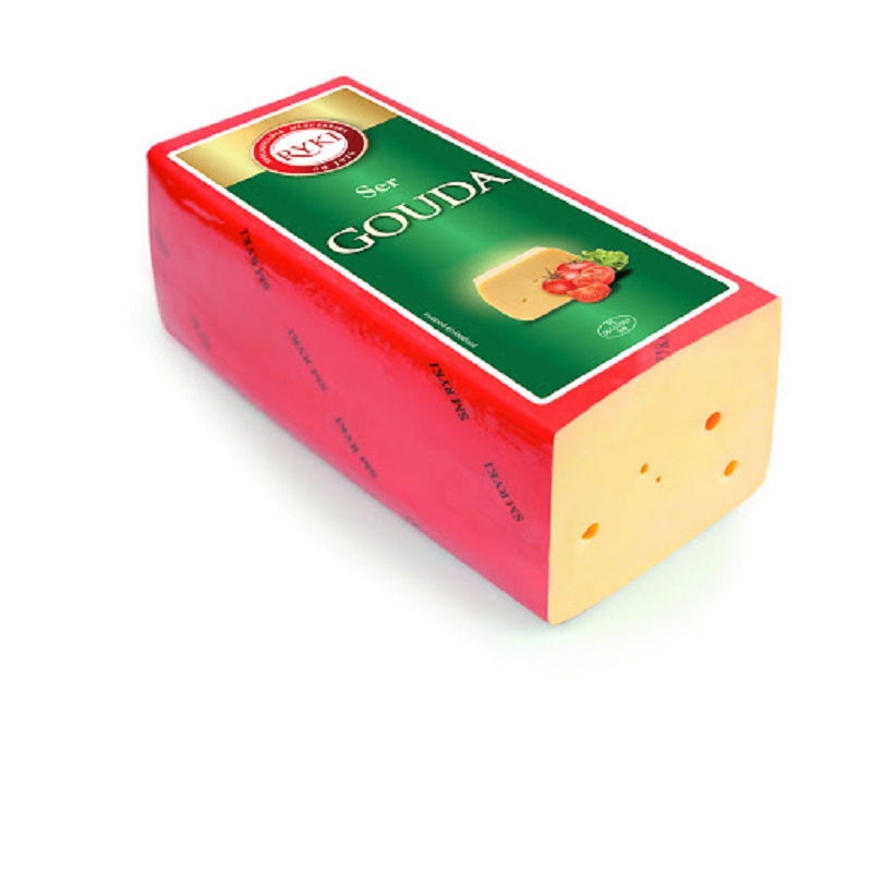Ryki Gouda сир брус 50% Польща - фото | Сирна Карта