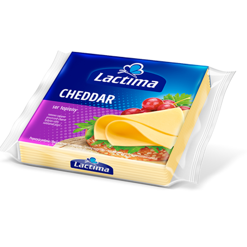 Lactima Cheddar сир тостовий 45% 130 г Польща - фото | Сирна Карта