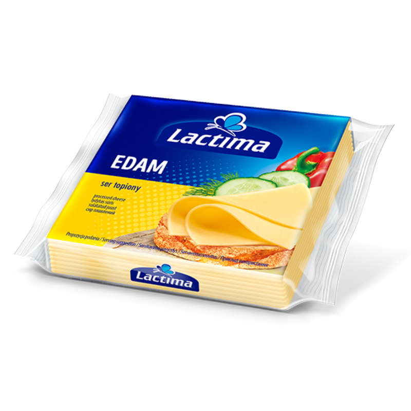 Lactima Edam сир тостовий 45% 130 г Польща - фото | Сирна Карта