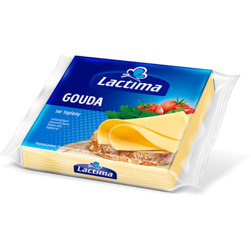 Lactima Gauda сир тостовий 45% 130 г Польща - фото | Сирна Карта