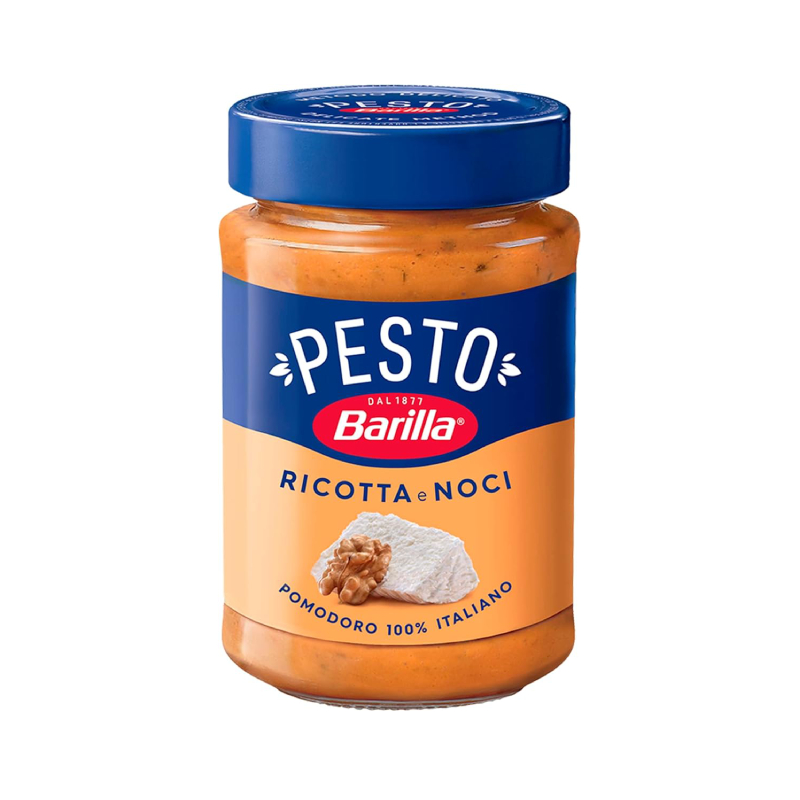 Купити Pesto Barilla Ricotta e Noci - італійська ніжність з горіховим шиком! Ідеальний соус для пасти та не тільки! — преміальні Італійські · Піца від Cheese Map™ Україна