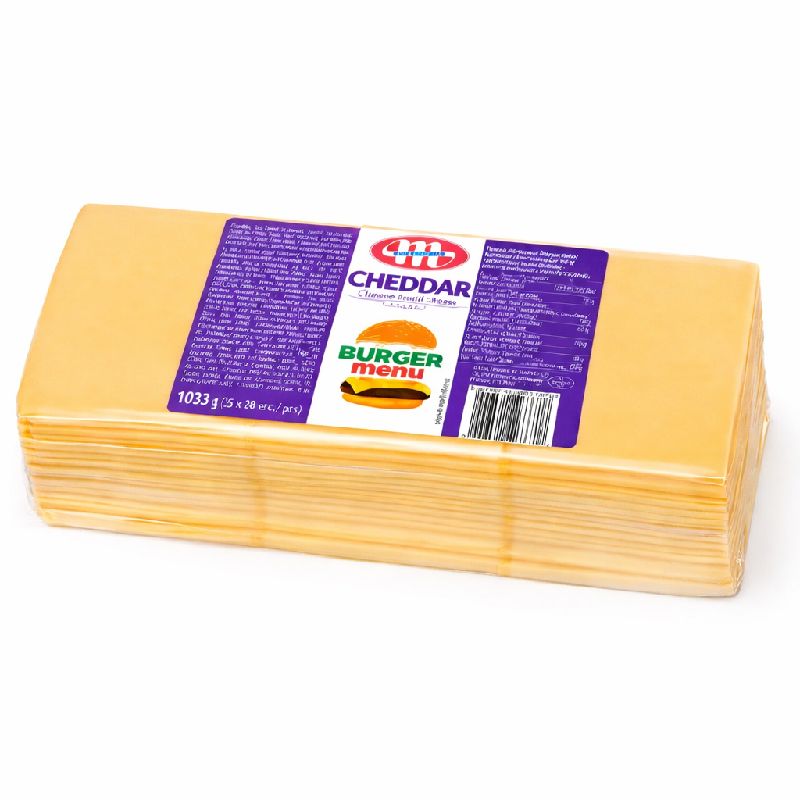 Mlekovita Cheddar сир тостовий 45% 1033 г Польща - фото | Сирна Карта