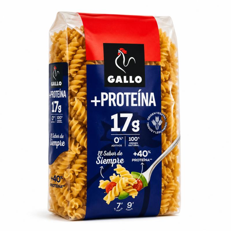 Gallo Proteína Fusilli макарони протеїнові 400 г Іспанія - фото | Сирна Карта