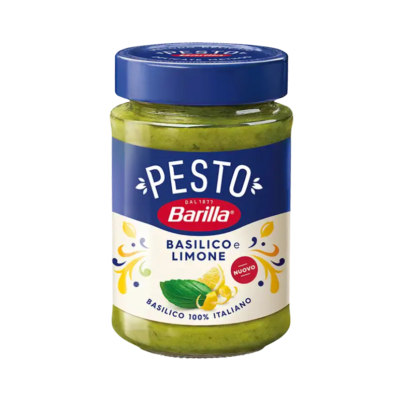 Barilla Basilico e Limone соус песто 190 г Італія – фото товару | Сирна Карта